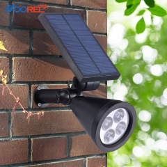 Hooree SL-50B Hot Sale Adjustable Angle 4PCS LED Solar Garden Light Lawn Light Wall Light