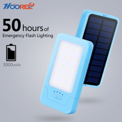 Hooree SL-320 20 LED Emergency Lighting Flashlights Torches Solar Charger