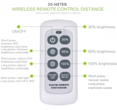 Hooree SL-390 30W Solar Street Light + Remote Control + Light Control Function