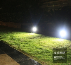 SL-50C 爆款高亮太阳能灯射灯庭院灯插地草坪灯微波感应壁灯