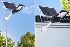 Hooree SL-610B IP 65 24 W Bridgelux Dual-Chip-LED-Solar-Straßenleuchte mit Fernbedienung