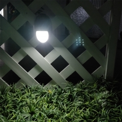 Hooree SL-870 Preço barato decorativo levou a parede solar montada jardim iluminação do caminho da luz