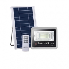 40W 60W 80W 100W 120W IP66 projetor solar ao ar livre crepúsculo de controle remoto para iluminação de jardim