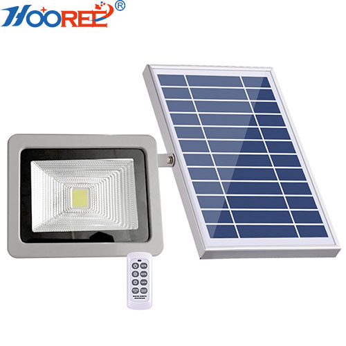 20W intégré LED à distance étanche led actionné solaire crépuscule à l'aube lumière d'inondation