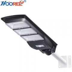 30W 65W 100W 130W 150W precio barato PIR sensor de movimiento remoto de energía solar led luz de calle