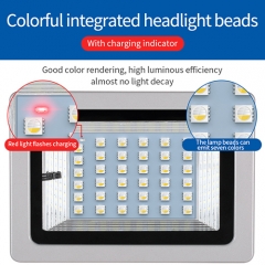 Hooree SL-393 RGB verblasste Farbwechsel Solar LED Flutlicht 36LED 18W Garten Außenbeleuchtung Dekoration