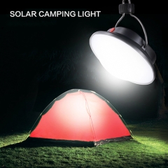 Hooree SL-360 60 LED Lampe solaire portable en silicium monocristallin Petite veilleuse Camping Light