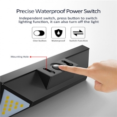 remote control solar wall light