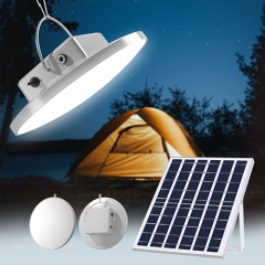 Leistungsstarkes Solar-Campinglicht 90 LED 2022 Neuankömmling Dusk to Dawn Automatisches Ein- und Ausschalten, optionale Einzel- und Doppellampen