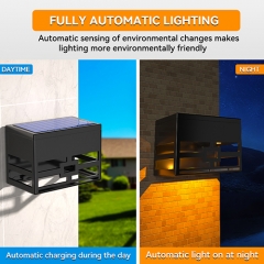 电商供货厂家直销SL-903太阳能投影壁灯，栅栏台阶景观灯，可客订投影LOGO