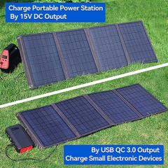 Chargeur de panneau solaire pliable 40W 60W 100W