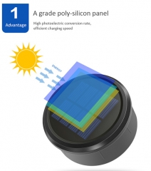 Luz solar de gramado 10 LED para jardim ao ar livre