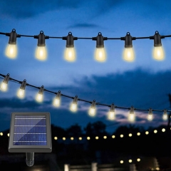 Luz solar para jardim de fonte de fábrica com lâmpadas individuais, duplas, quatro, oito lâmpadas