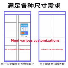 24 Hrs Self-Mailing & Deposit Smart Laundry Cabinet Locker