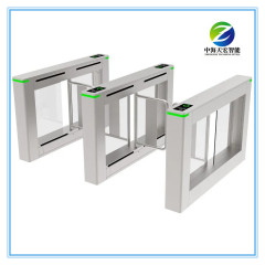 Pedestrian Access Control Swing Barrier Turnstile with Integrated Facial Recognition System