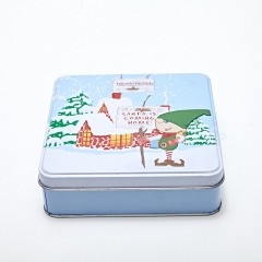 Christmas Cookie Tin Box