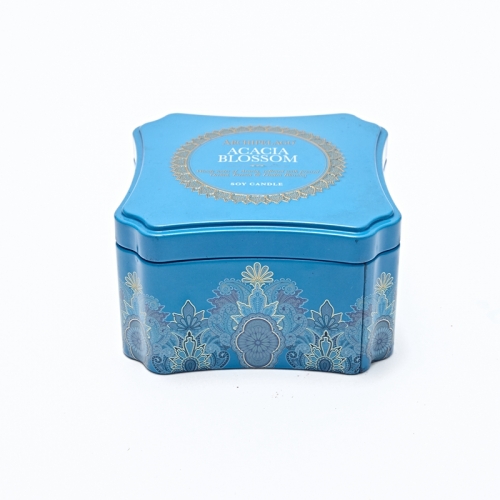 Square Metal Tin Box Hot Sale Candel Tin Box