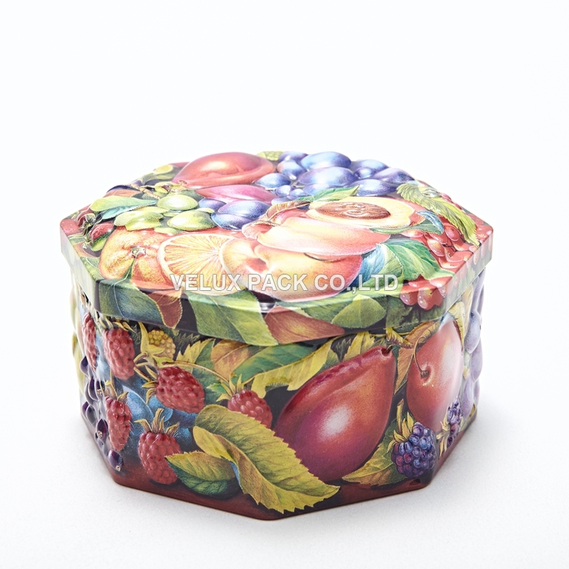 Embossing Cookie Tin Box