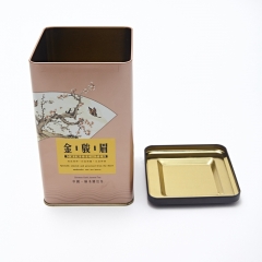 Tea Leaf Tinplate Box