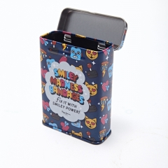 Metal Tin Boxes Band Aid Metal Tin Box with Hinge