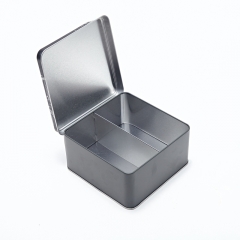 Tea Square Metal Box