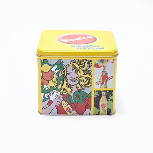 Metal Square Tin Case Tin Packaging Box Biscuit Tin