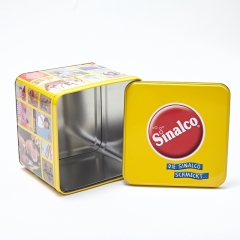 Metal Square Tin Case Tin Packaging Box Biscuit Tin