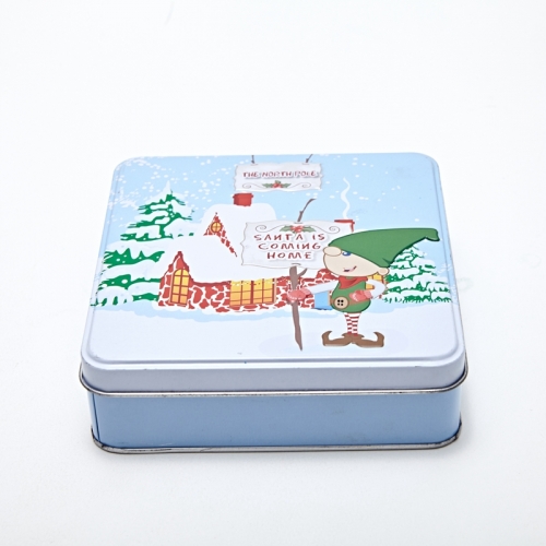 Christmas Cookie Tin Box