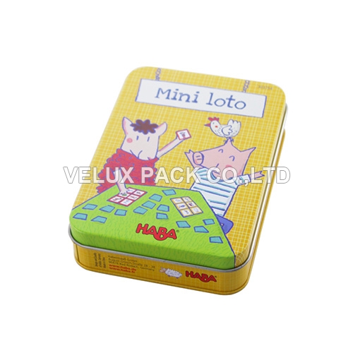 Rectangular Tin Box for Candy