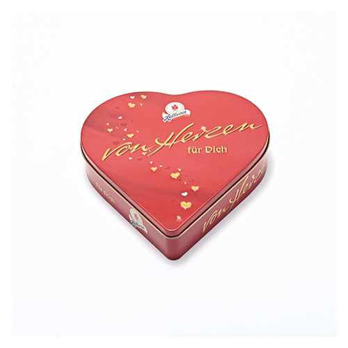 Heart-shaped Chocolate Tin Box