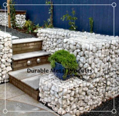 Galvanized Gabion Mesh Basket