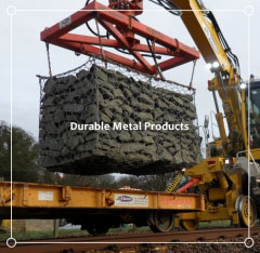 Galvanized Gabion Mesh Basket