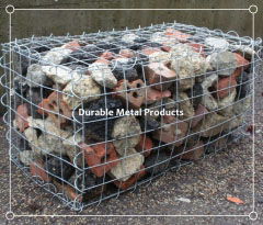 Galvanized Gabion Mesh Basket