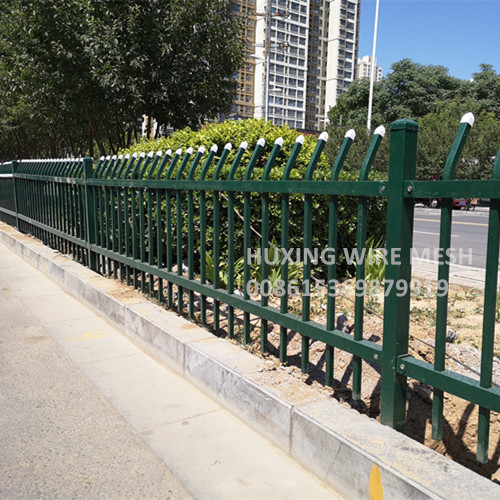 Roadside Safe Ornamental Steel Fence Application