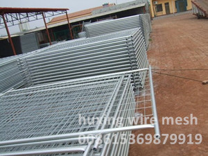 2100x2400mm O.D 32mm Wall Thick1.6mm HDG Weld Temporary Fence Panels