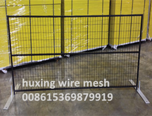 6′*9.5′ Canada Standard PVC Powder Coated Wire Mesh Temporary Fence Panels