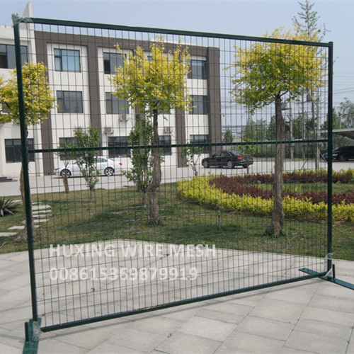 6′*9.5′ Canada Standard PVC Powder Coated Wire Mesh Temporary Fence Panels