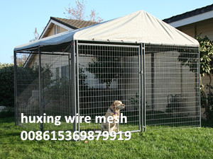Galvanized Modular Kennels Welded Wire Mesh Dog Run Enclosure 