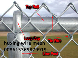 Commercial Hot Galvanized Chain Link Fence Parts & Gate Hardware