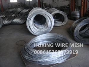 Hot Dipped Galvanized Blade Razor Barbed Wire Coil Concertina Razor Wire