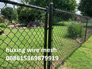 Sell 8 Feet PVC Coated Chain Link Mesh Fabric for Security Fence - Anping Huxing Wire Mesh Products Co.,Ltd