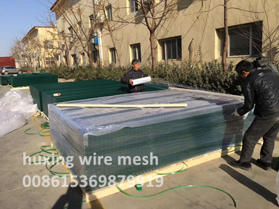 3D PVC Powder Coated Curved Metal Fence Welded Wire Mesh Security Perimeter Fence