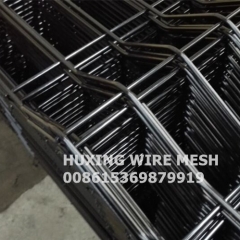 3D Bending Weld Mesh Panel Security Garden Fence AkzoNobel Black PVC Powder Coating