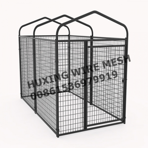 Dog Play Pen House Metal Welded Pet Crate Kennel Cage with Waterproof Cover