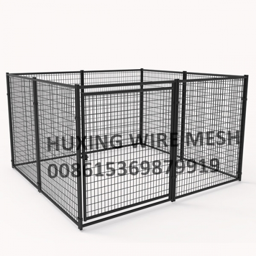 10'x10'x6' Powder Coated Backyard Welded Wire Fence Dog Kennel