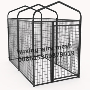 Dog Play Pen House Metal Welded Pet Crate Kennel Cage with Waterproof Cover