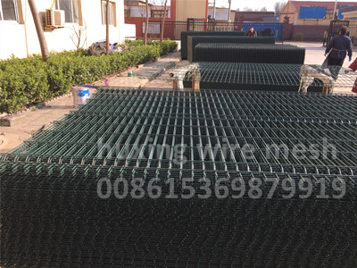 3D PVC Powder Coated Curved Metal Fence Welded Wire Mesh Security Perimeter Fence