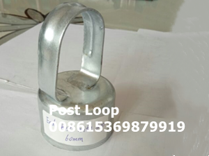 hot dip galvanized post loop fence fittings