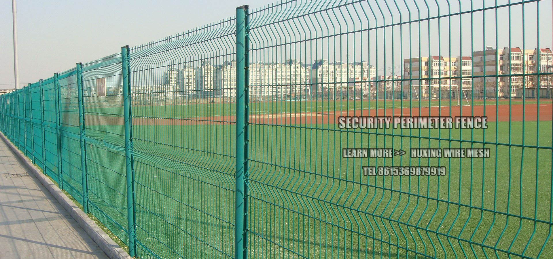 PVC Coated Metal Mesh 3D Curvy Weld Wire Fencing Garden Fences