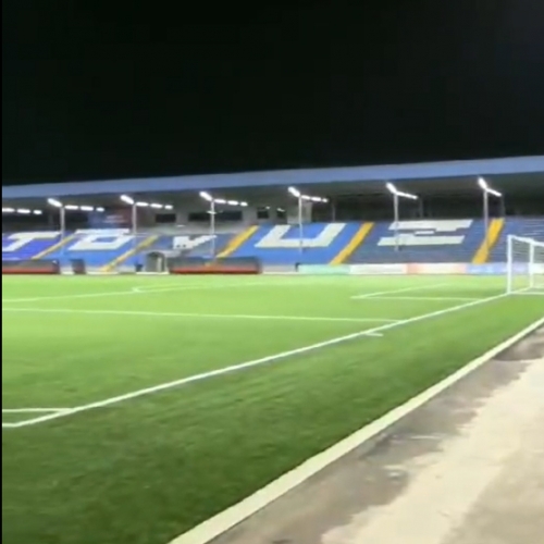 a New Big Soccer field used PENEL 1000W Sports lights in 2023 in Azerbaijan